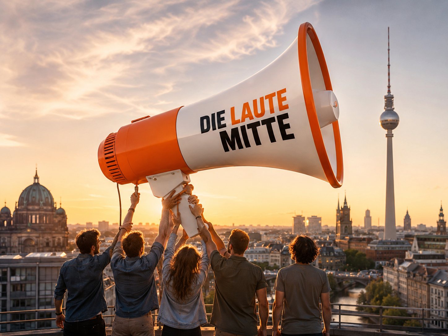 Die Laute Mitte – Megafon über Berlin
